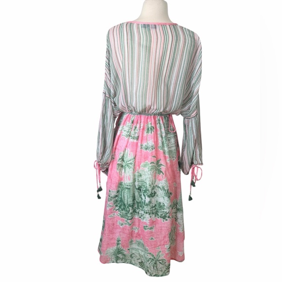 DÀSCOLI PRANA DRESS IN PINK. - Picture 6 of 8